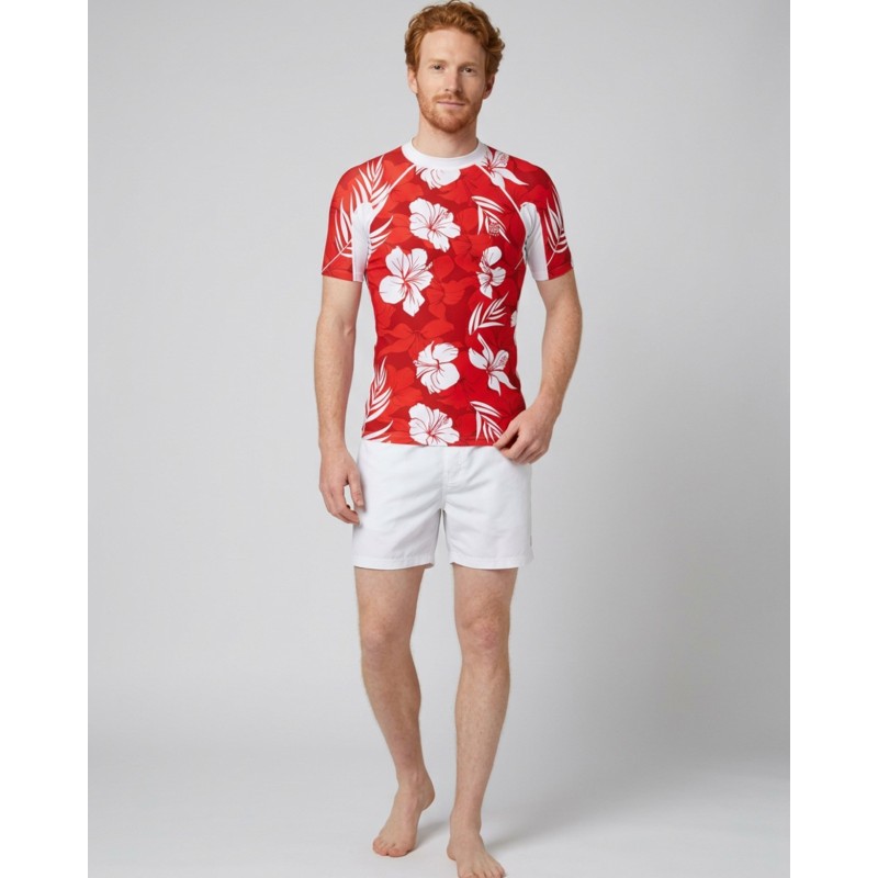 Tee-shirt anti-UV UPF 80 homme – HAWAII ROUGE