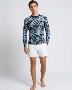 UV-T-Shirt UPF 80 Herren – FEUILLEJUNGLE - 5 — manche longue