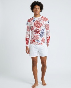 UV-T-Shirt UPF 80 Herren – CORAIL - 5 — manche longue
