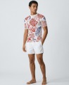 Tee-shirt anti-UV UPF 80 homme – CORAIL — manche courte vue 1