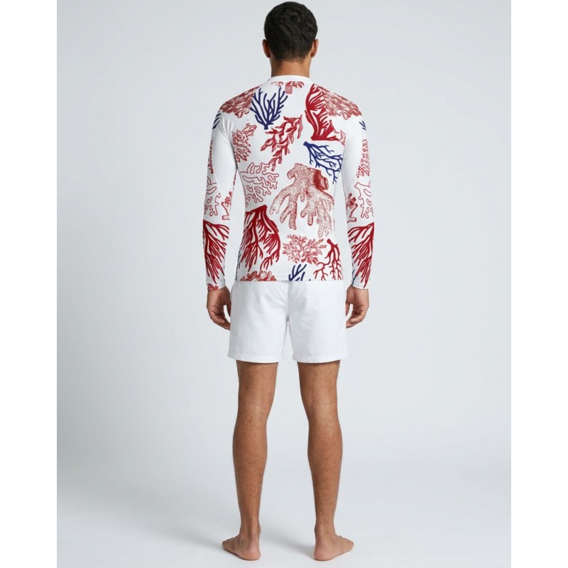 Men's UPF 80 UV T-shirt – CORAIL - 8