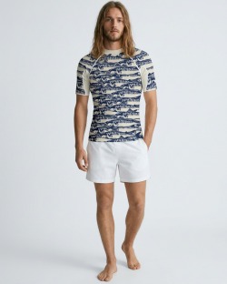 Tee-shirt anti-UV UPF 80 homme – SARDINE — manche courte