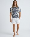 Tee-shirt anti-UV UPF 80 homme – SARDINE — manche courte vue 2