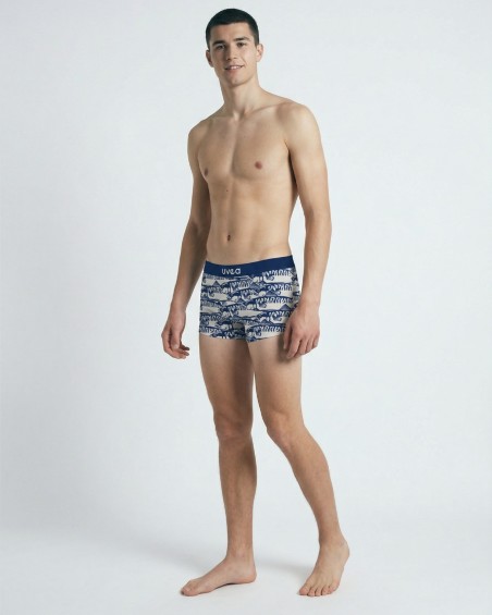 Boxer de bain Homme SARDINE | Maillot recyclé | fun & recyclé