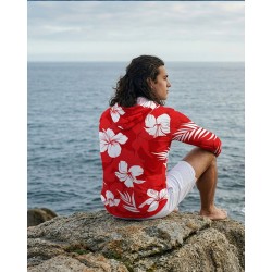 Tee-shirt anti-UV Capuche UPF 80 homme – HAWAII ROUGE