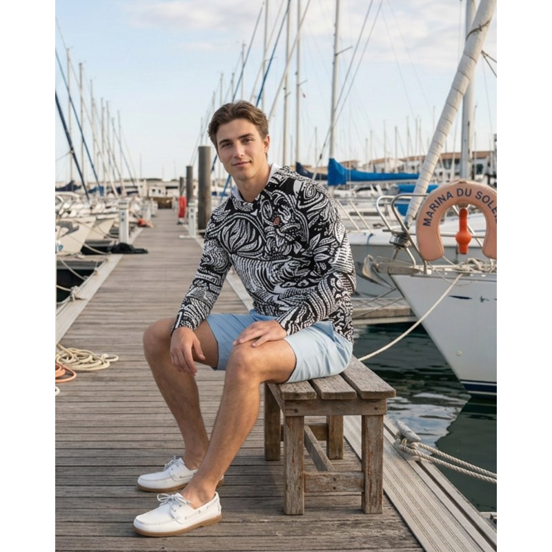 Men's UPF 80 Hooded UV T-shirt – TIGER