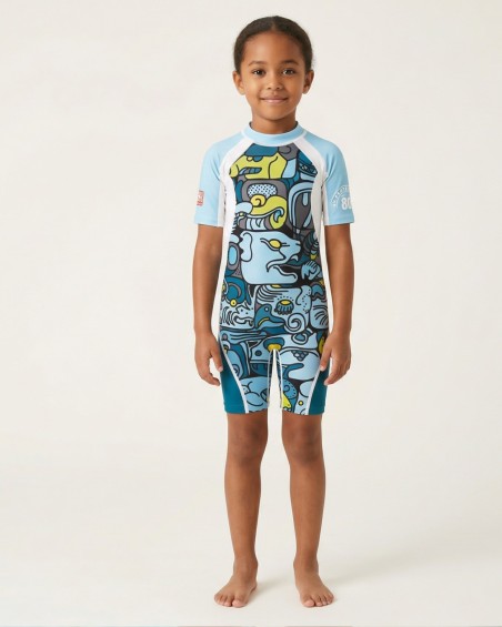 Kids' UPF 80 UV Swimsuit – MEXICO - 1