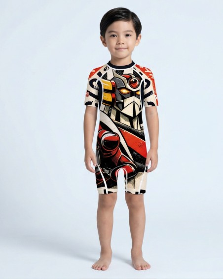 Traje de Baño Anti-UV UPF 80 Niño – ROBOT - 2