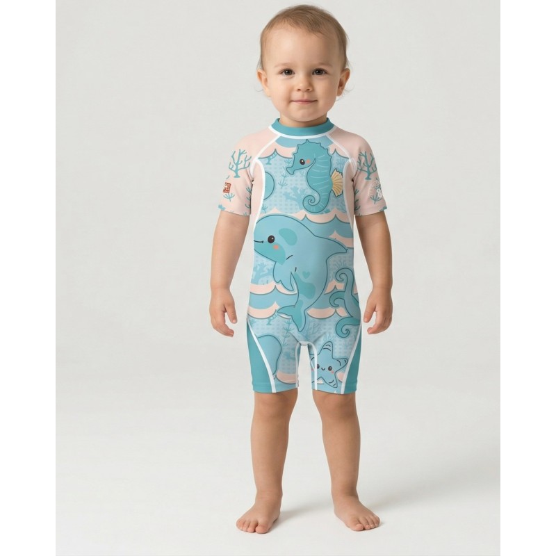 Combinaison anti-UV UPF 80 enfant – BABYBLUESEA