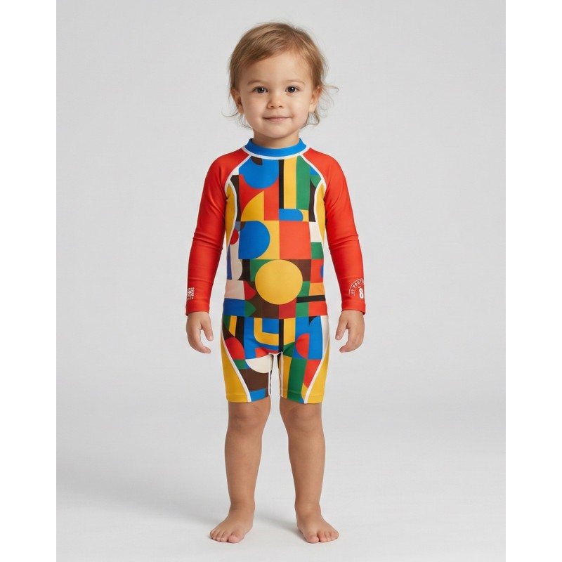 Traje de Baño Anti-UV UPF 80 Niño – BRIQUE - 4
