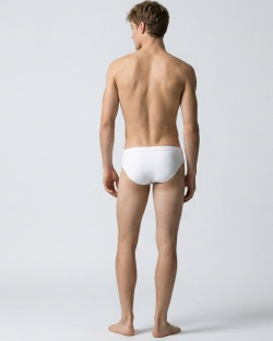 Slip de baño para hombre – WHITE - 3