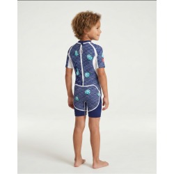 Combinaison anti-UV UPF 80 enfant clown — vue 1 — manche courte