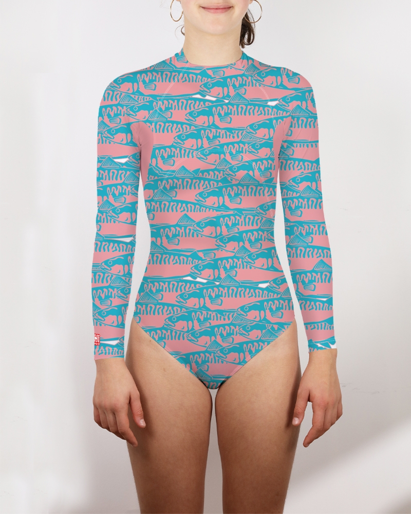 Swimwear 1 piece women - SARDINE-SWIMWEAR UPF 80-UVEA