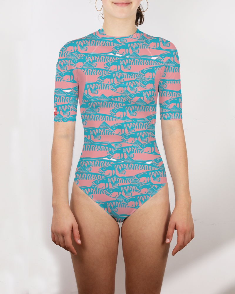 Swimwear 1 piece women - SARDINE-SWIMWEAR UPF 80-UVEA