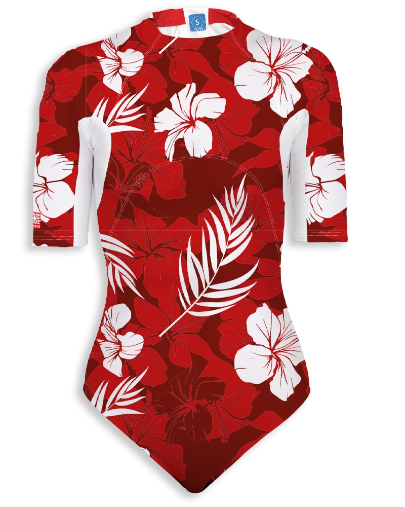 Swimwear 1 piece women - HAWAIIROUGE-SWIMWEAR UPF 80-UVEA