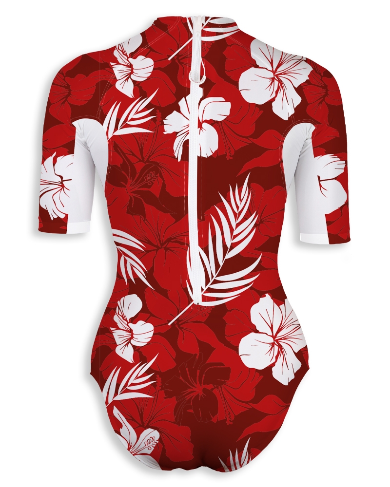 Swimwear 1 piece women - HAWAIIROUGE-SWIMWEAR UPF 80-UVEA