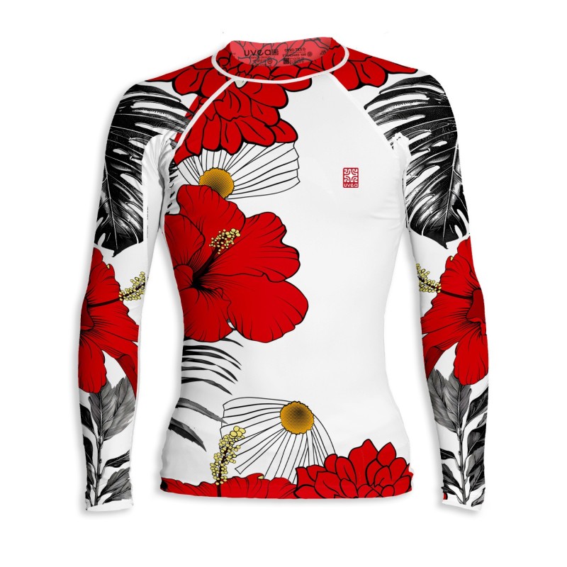 Lycra UV 80 → Rote Blume - 4