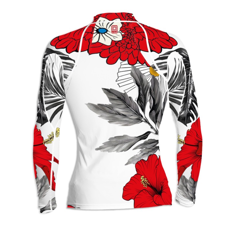 Lycra UV 80 → Rote Blume - 5