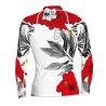 Lycra UV 80 → Rote Blume - 5