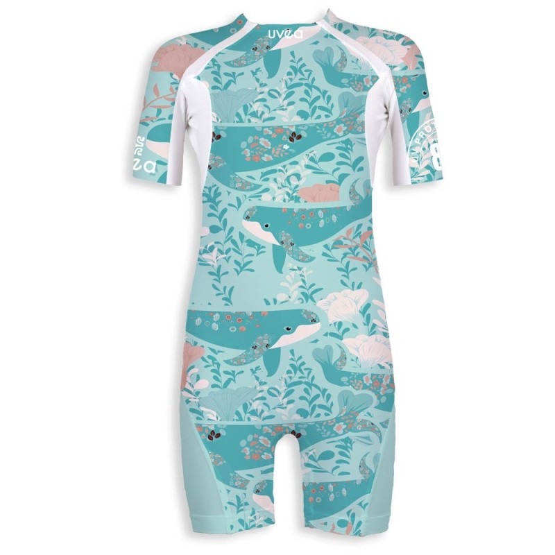 UPF 80  Swim suit → WHALES - 2