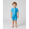 Combinaison anti-UV UPF 50+ enfant ancre — manche courte vue 2
