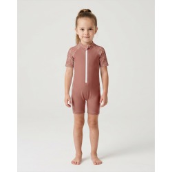 Combinaison anti-UV UPF 50+ enfant coquillage — manche courte