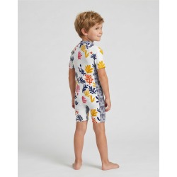 Combinaison anti-UV UPF 50+ enfant matisse — manche courte