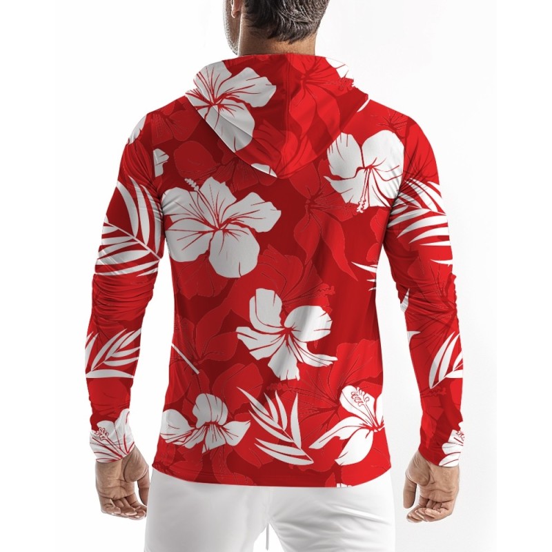 Lycra Anti-UV-Kapuze → HAWAII ROUGE - 3