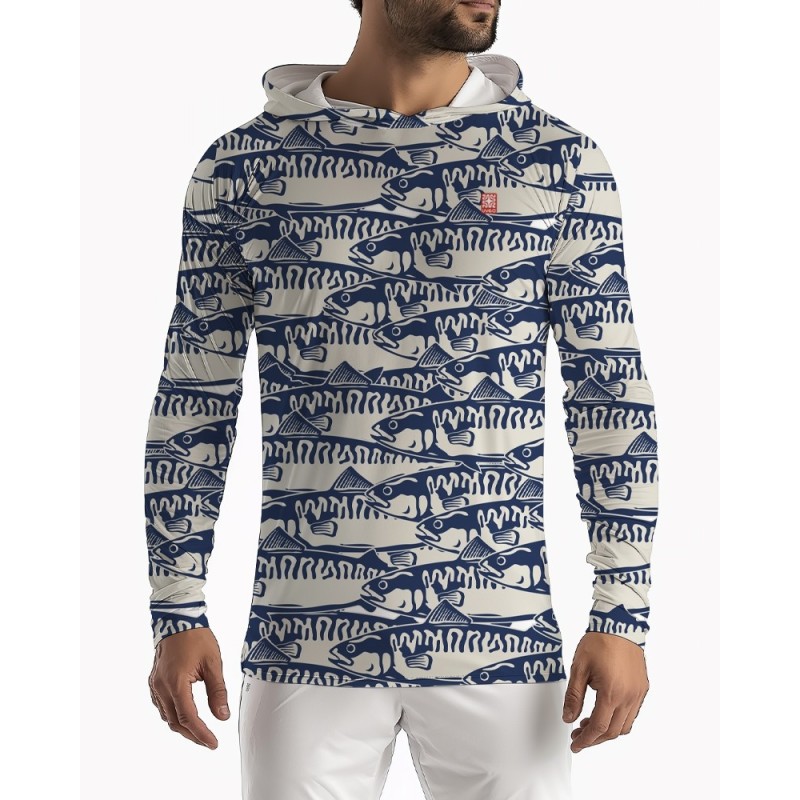Lycra Anti Uv Kapuze → SARDINE - 1