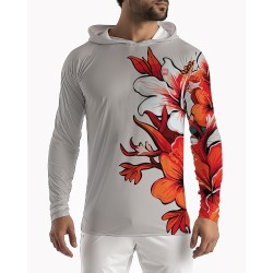 Lycra Anti-UV-Kapuze → HIBISCUS - 1