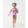 Maillot de bain anti-UV UPF 50+ enfant ALOHAPINK — face vue 2