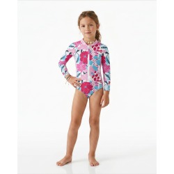 Maillot de bain anti-UV UPF 50+ enfant ALOHAPINK — trois-quart