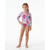Maillot de bain anti-UV UPF 50+ enfant ALOHAPINK — trois-quart vue 3