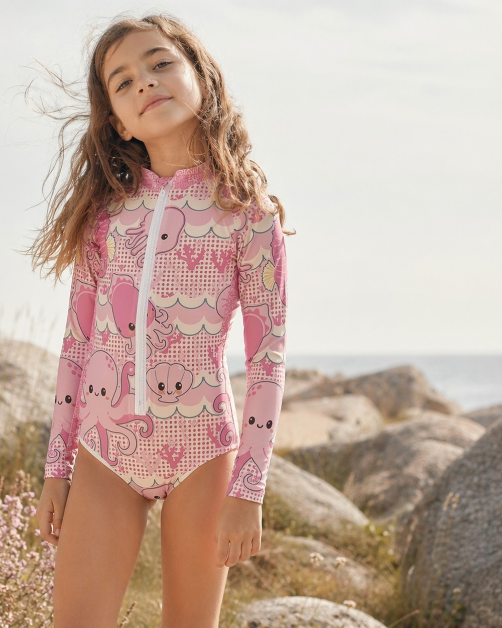 Maillot de bain anti-UV UPF 50+ enfant BABYSEA — lifestyle