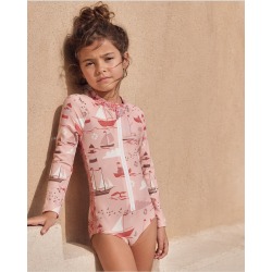 Maillot de bain anti-UV UPF 50+ enfant BATEAUROSE — lifestyle