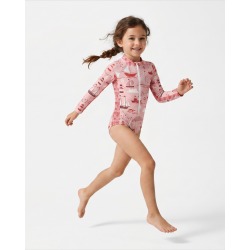 Maillot de bain anti-UV UPF 50+ enfant BATEAUROSE — face