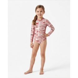 Maillot de bain anti-UV UPF 50+ enfant BATEAUROSE — trois-quart