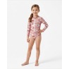 Maillot de bain anti-UV UPF 50+ enfant BATEAUROSE — trois-quart vue 3