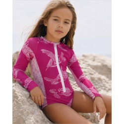 Maillot de bain anti-UV UPF 50+ enfant GALAPAGOSROSE — lifestyle