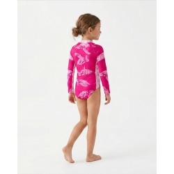 Maillot de bain anti-UV UPF 50+ enfant GALAPAGOSROSE — dos
