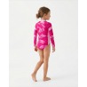 Maillot de bain anti-UV UPF 50+ enfant GALAPAGOSROSE — dos vue 4