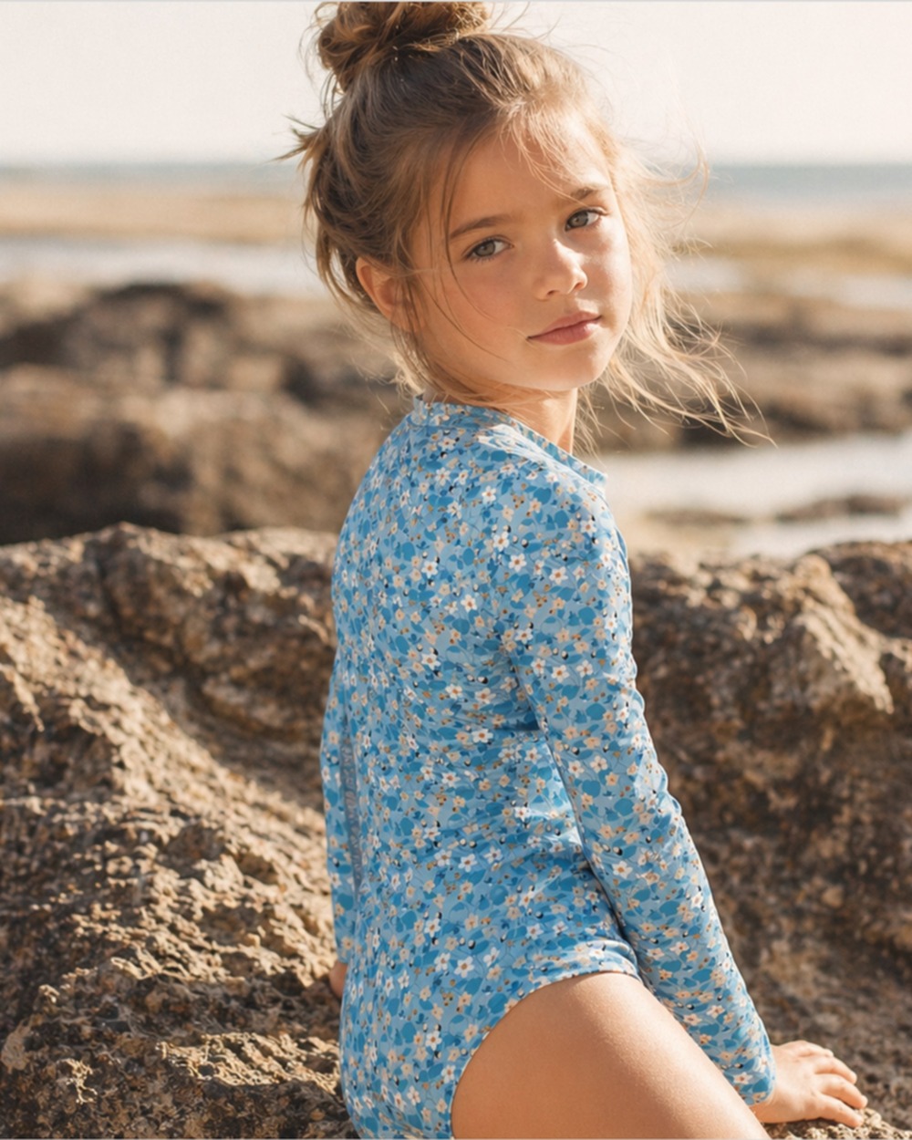 Maillot de bain anti-UV UPF 50+ enfant LIBERTY — lifestyle