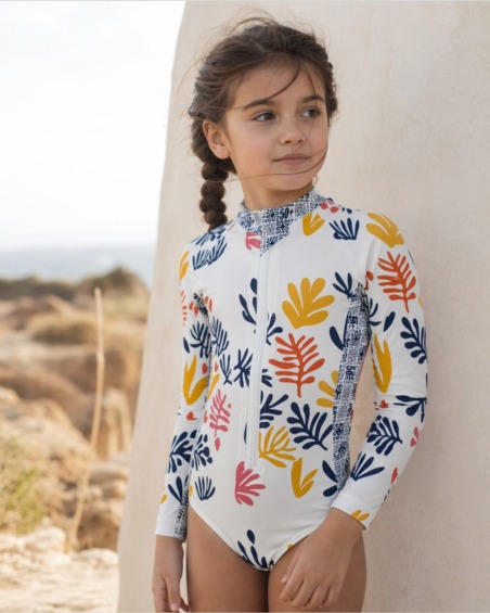 Maillot de bain anti-UV UPF 50+ enfant MATISSE — lifestyle