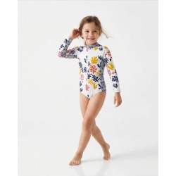 Maillot de bain anti-UV UPF 50+ enfant MATISSE — trois-quart