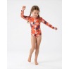 Maillot de bain anti-UV UPF 50+ enfant MERROUGE — face vue 2