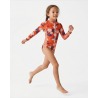 Maillot de bain anti-UV UPF 50+ enfant MERROUGE — trois-quart vue 3