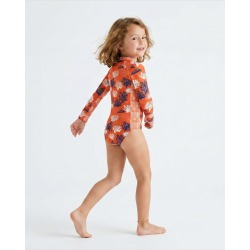 Maillot de bain anti-UV UPF 50+ enfant MERROUGE — dos