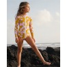 Maillot de bain anti-UV UPF 50+ enfant SAKURAMOUTARDE — lifestyle vue 1