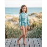 Maillot de bain anti-UV UPF 50+ enfant WHALE — lifestyle vue 1