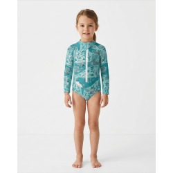 Maillot de bain anti-UV UPF 50+ enfant WHALE — trois-quart